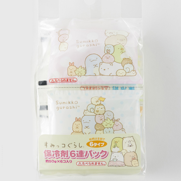 保冷剤 6連パック 子供用 すみっコぐらし キ...の詳細画像3