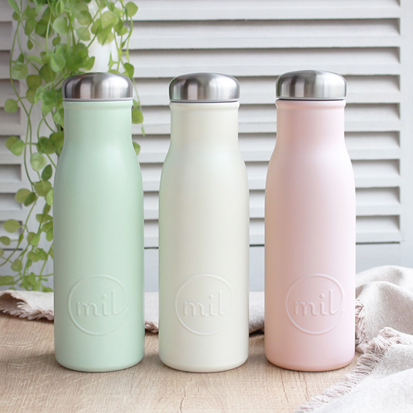 和平フレイズ 水筒 直飲み mil マグボトル 480ml ミルク瓶 保温 保冷
