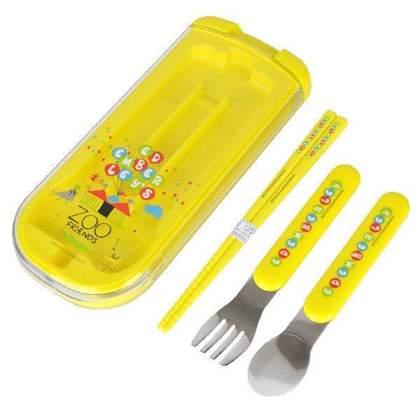 トリオセット 箸 フォーク スプーン 日本製 エドエンバリー ズーフレンズ スライド式 子供用 お弁当グッズ 子供用お箸 お弁当用箸 お弁当グッズのカラフルボックス 通販 Yahoo ショッピング