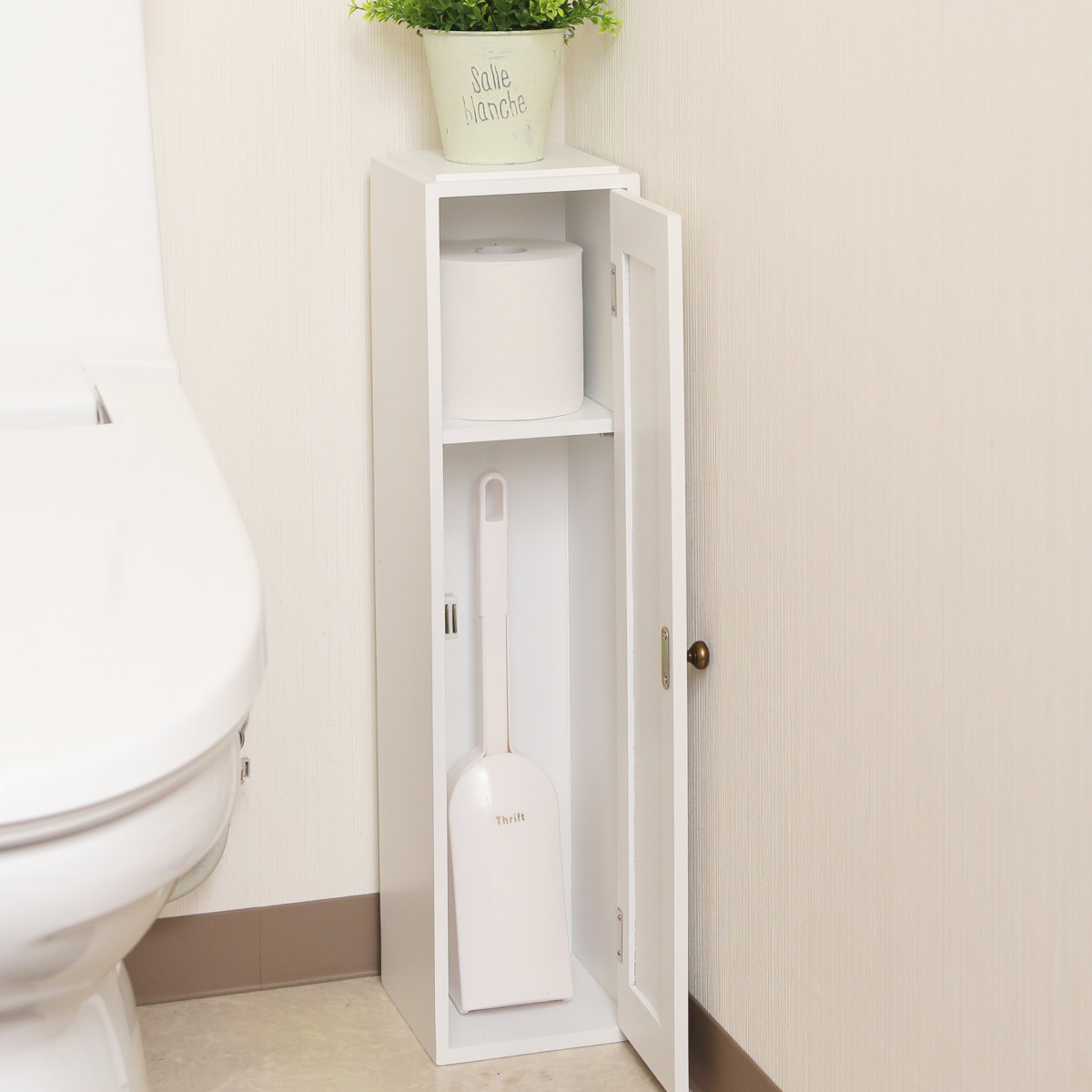 OSMAC トイレ収納 スタッキングdeトイレ収納扉 （ トイレ用品 収納 扉