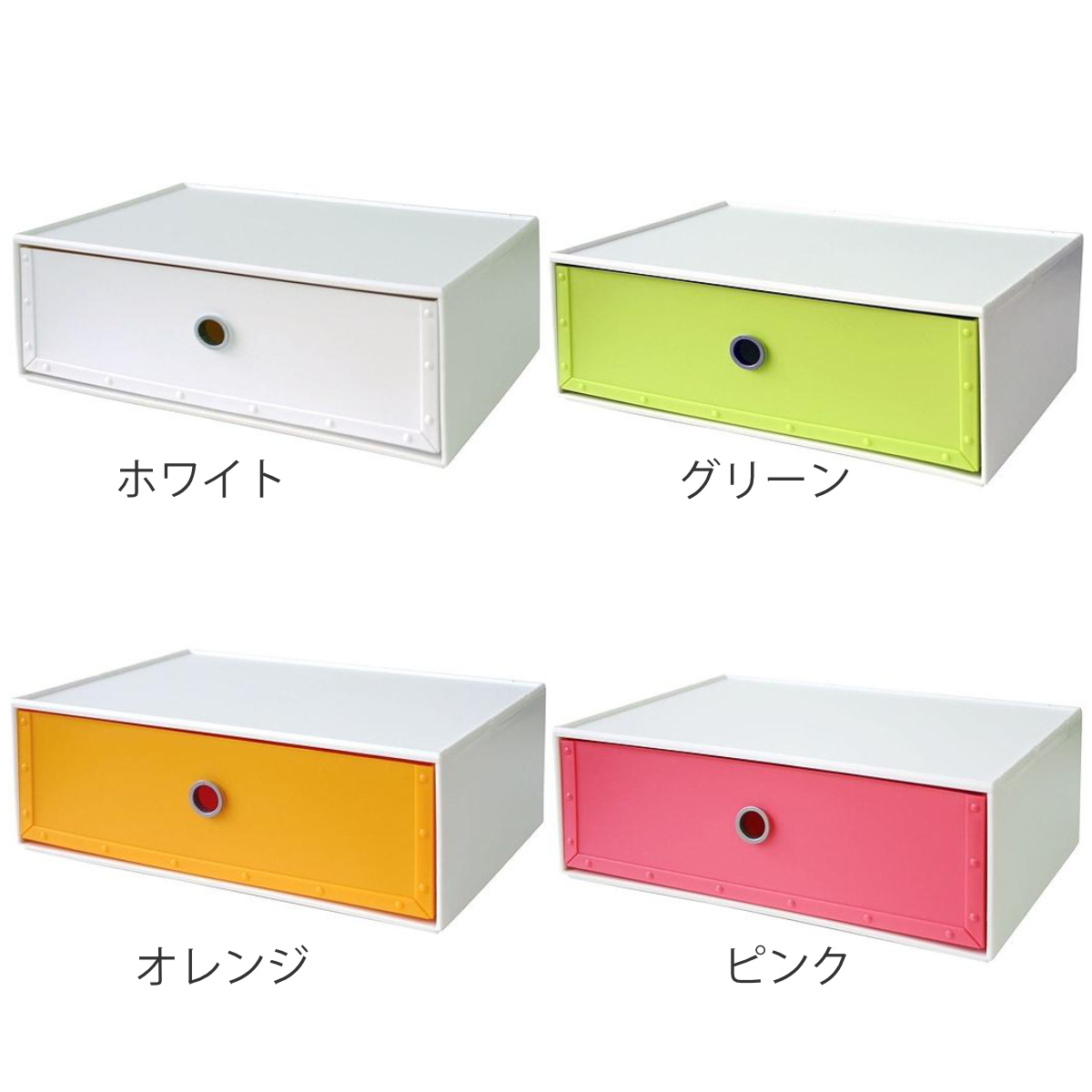 収納ボックス 幅34.4×奥行26.6×高さ1...の詳細画像2