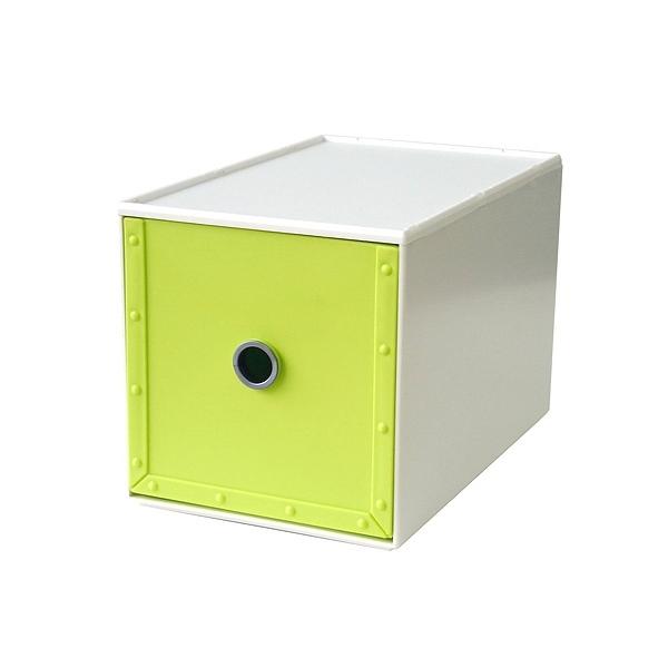 八幡化成 収納ボックス 幅16.8×奥行26.4×高さ17.3cm 1段 fs-750