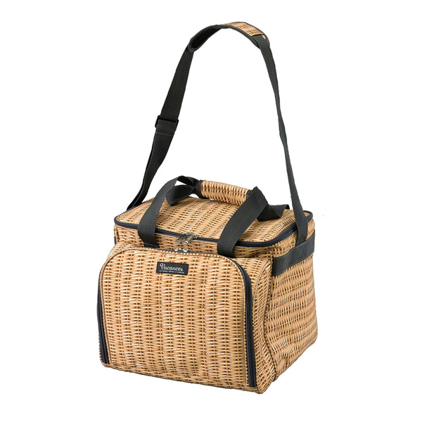 クーラーバッグ 食器付きピクニックバスケット バカンスクーラー