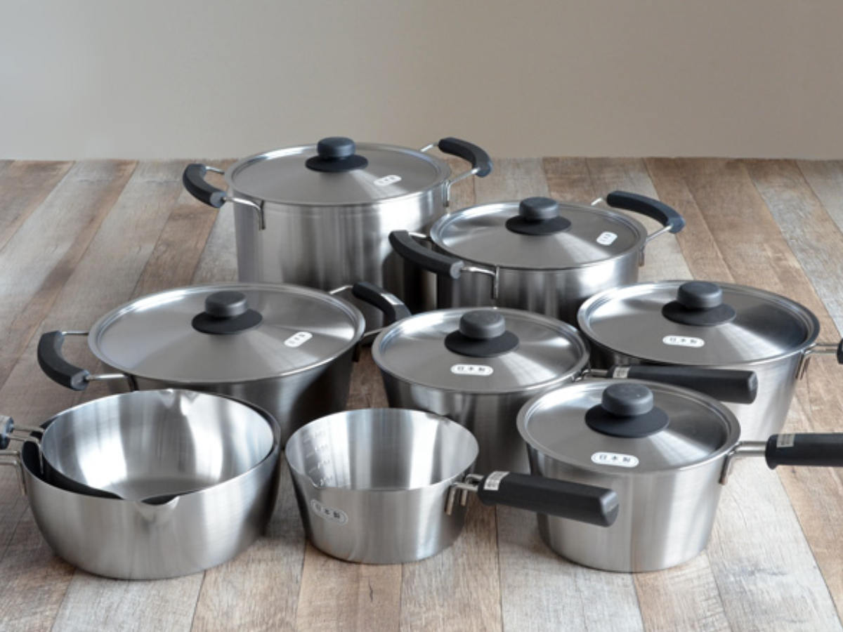 ヨシカワ 片手鍋 16cm IH対応 ステンレス製 シーズ・クッキング 日本製