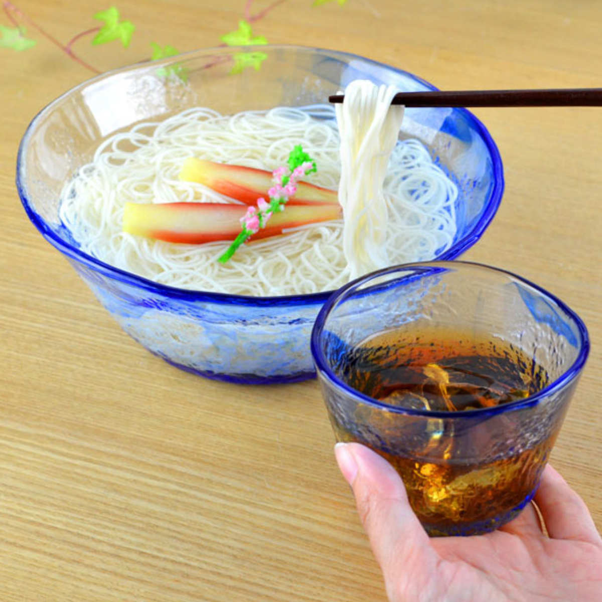 東洋佐々木ガラス 食器セット そうめん3客セット 中鉢 そば猪口 ガラス