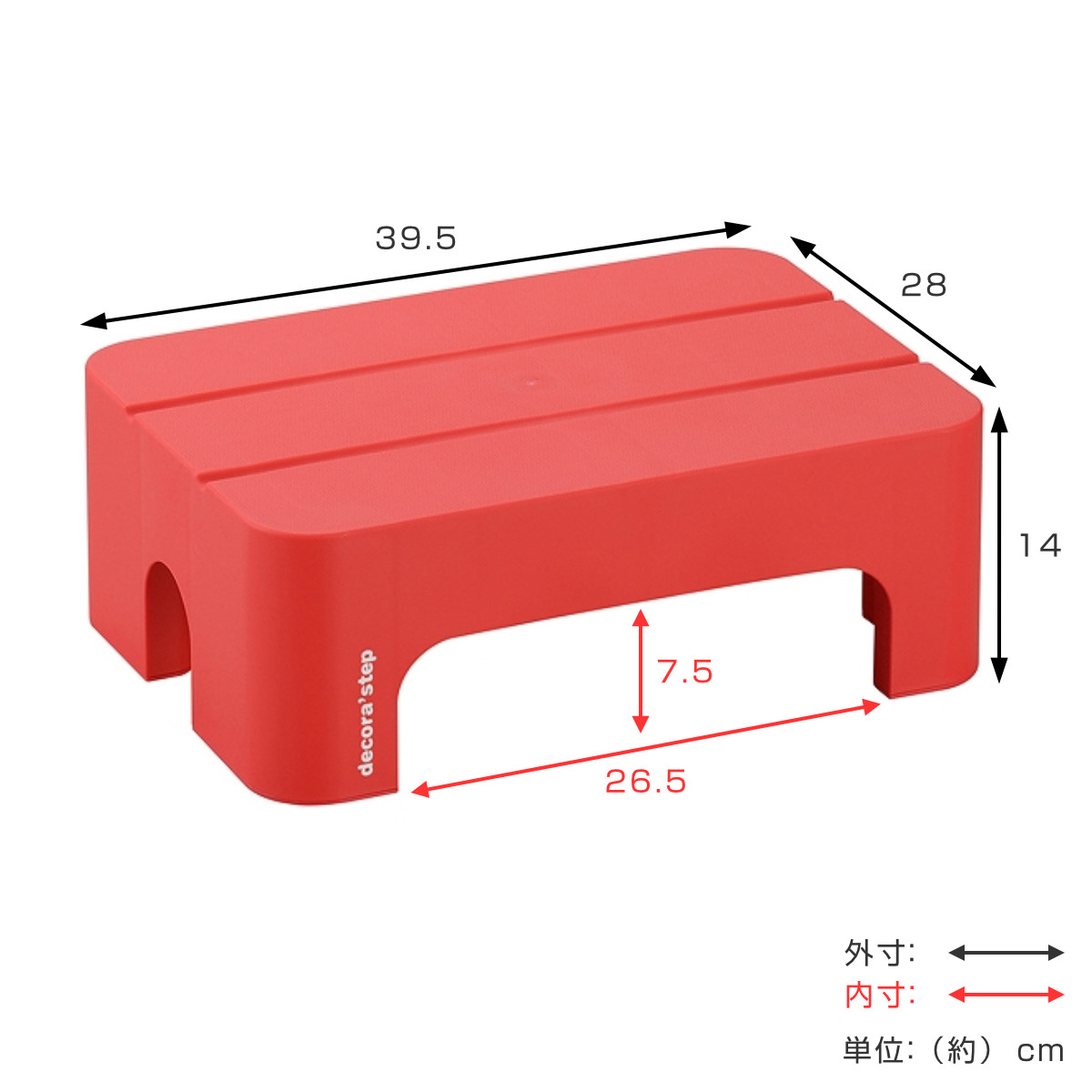 ステップ 台 踏み台 squ+ デコラステップ...の詳細画像3