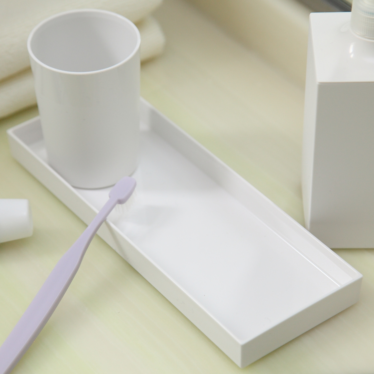 洗面トレー RETTO トレー レットー （ 洗面所トレー 小物スタンド 洗面