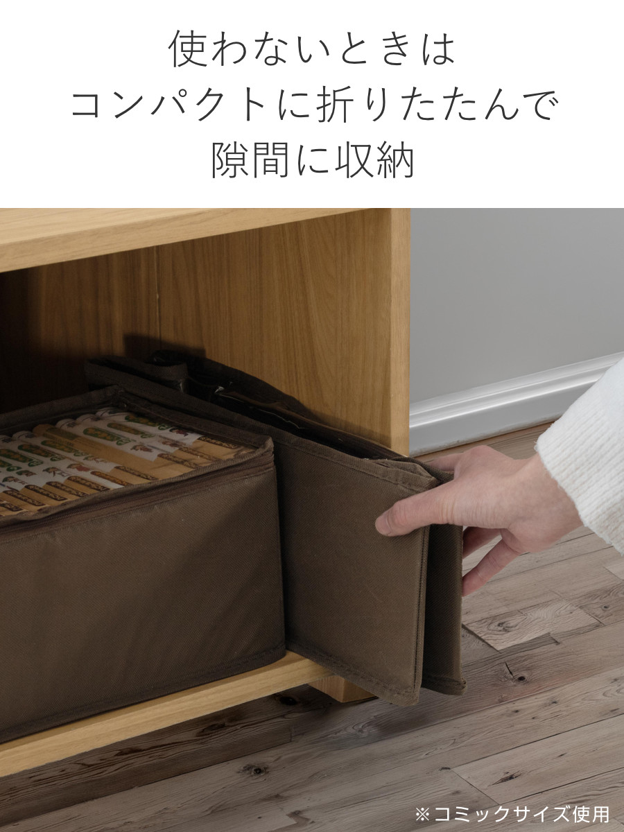 東洋ケース（TOYOCASE） 収納ボックス 新聞紙・雑誌サイズ 幅31×奥行