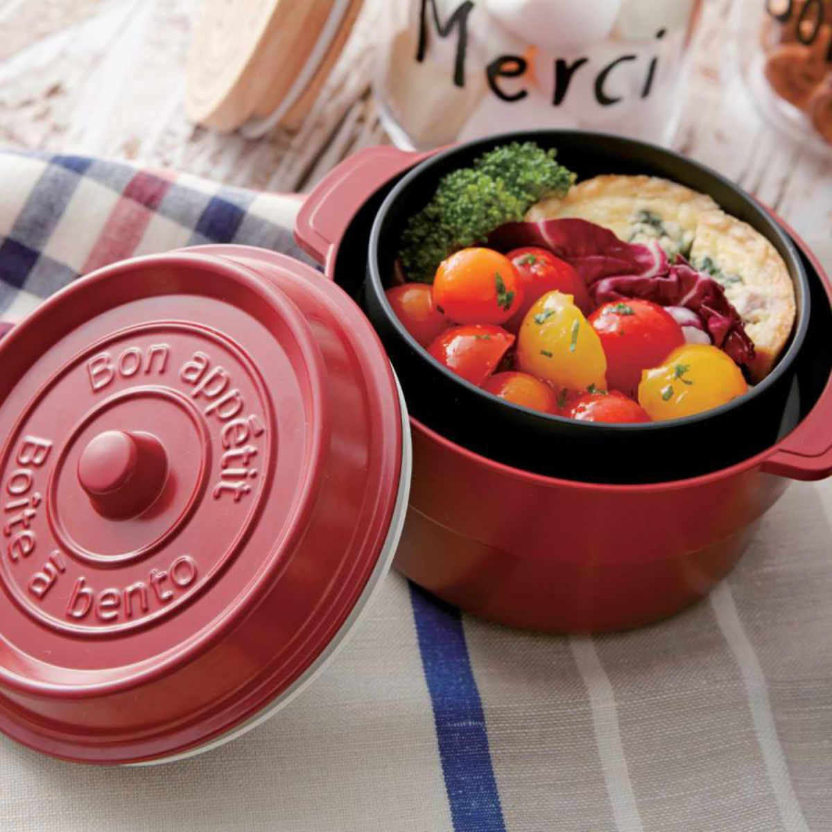 弁当箱 2段 ココポット ラウンド 丸型 530ml （ お弁当箱 ランチ