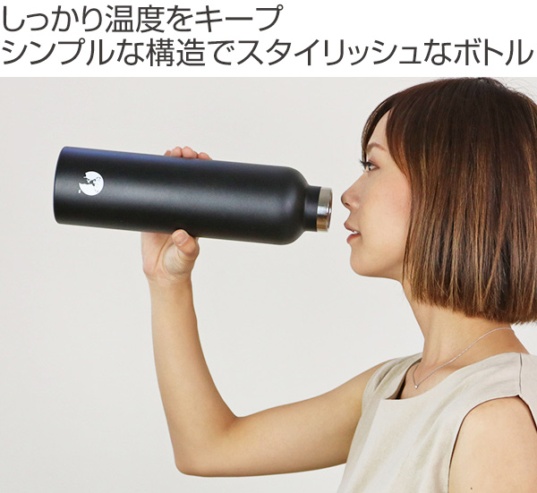 水筒 キャプテンスタッグ HDボトル ステンレ...の詳細画像1
