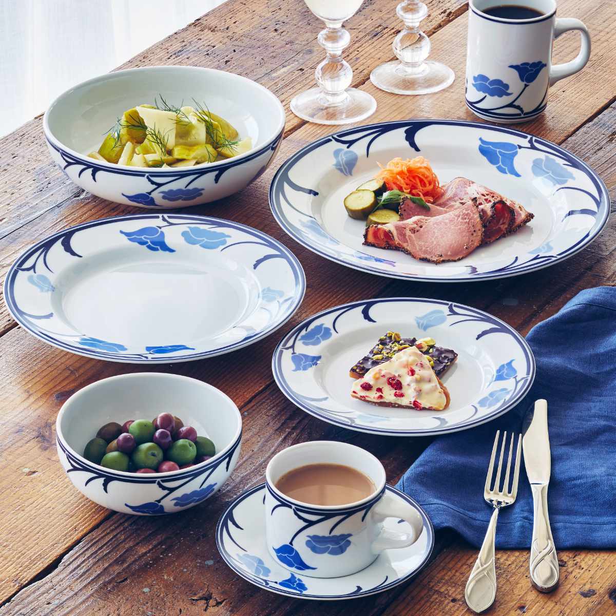DANSK（ダンスク） コーヒーカップ&ソーサー 180ml チボリ 洋食器