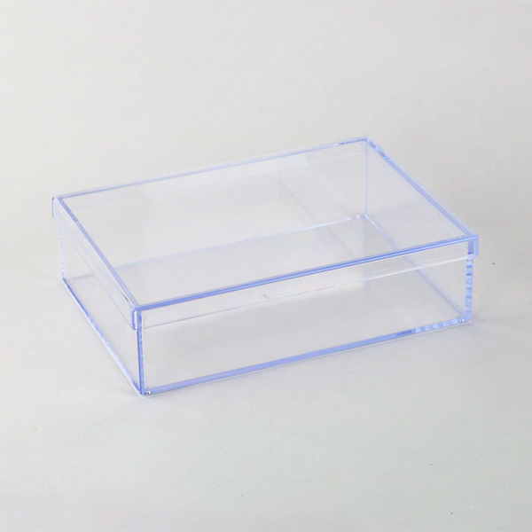 クリアケース フタ付き 幅20.8×奥行14.6×高さ5.6cm 小物入れ ふた付き