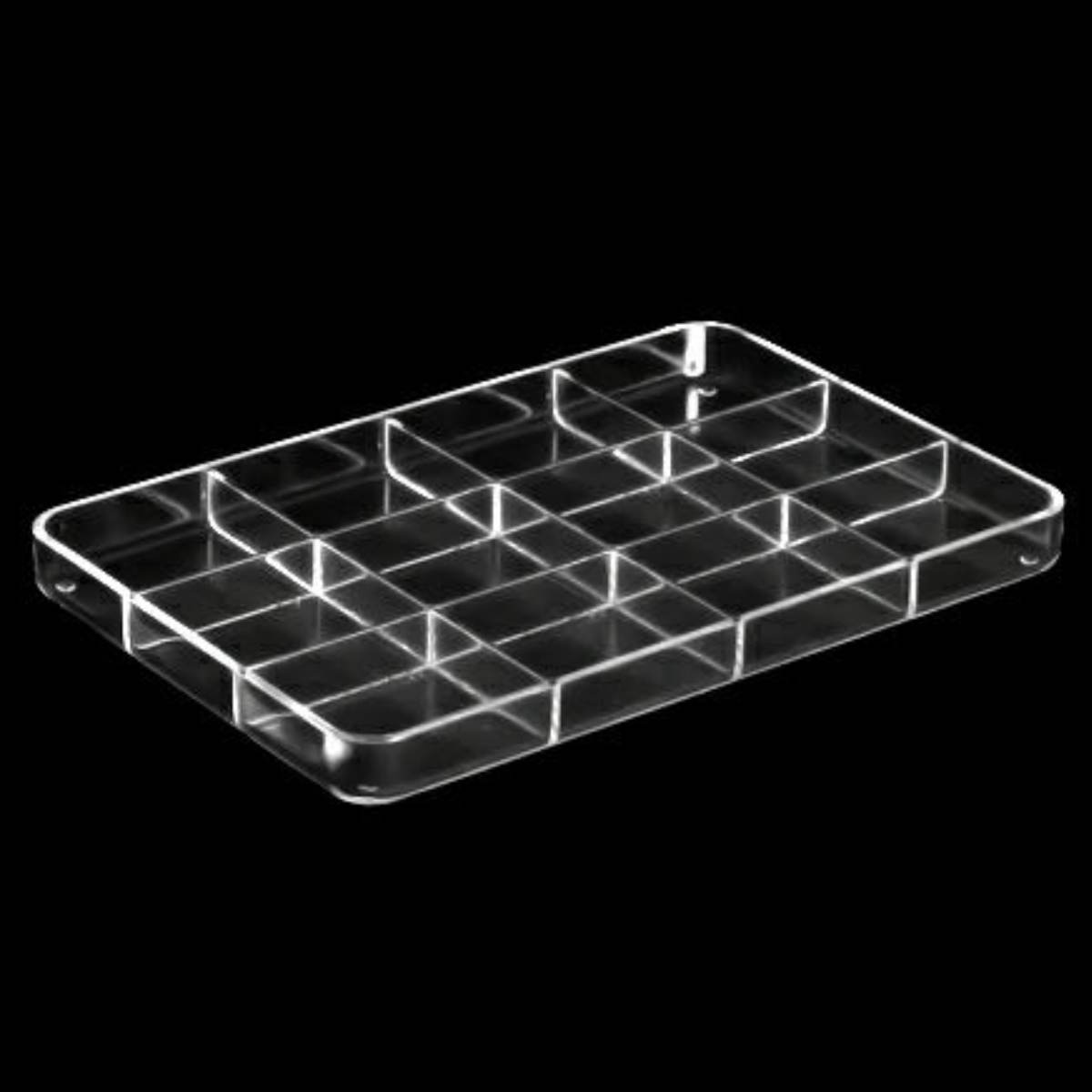 パーツケース クリア 12分割 プラスチック ビーズケース 透明 収納