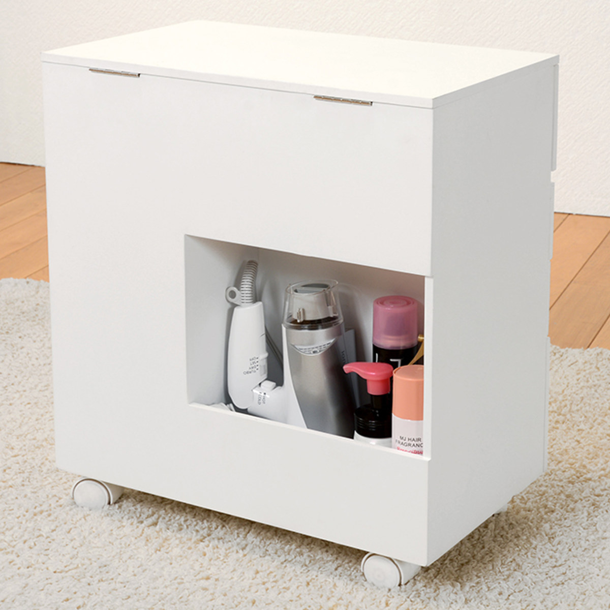 HAGiHARA（萩原） コスメワゴン キャスター付 ドレッサー