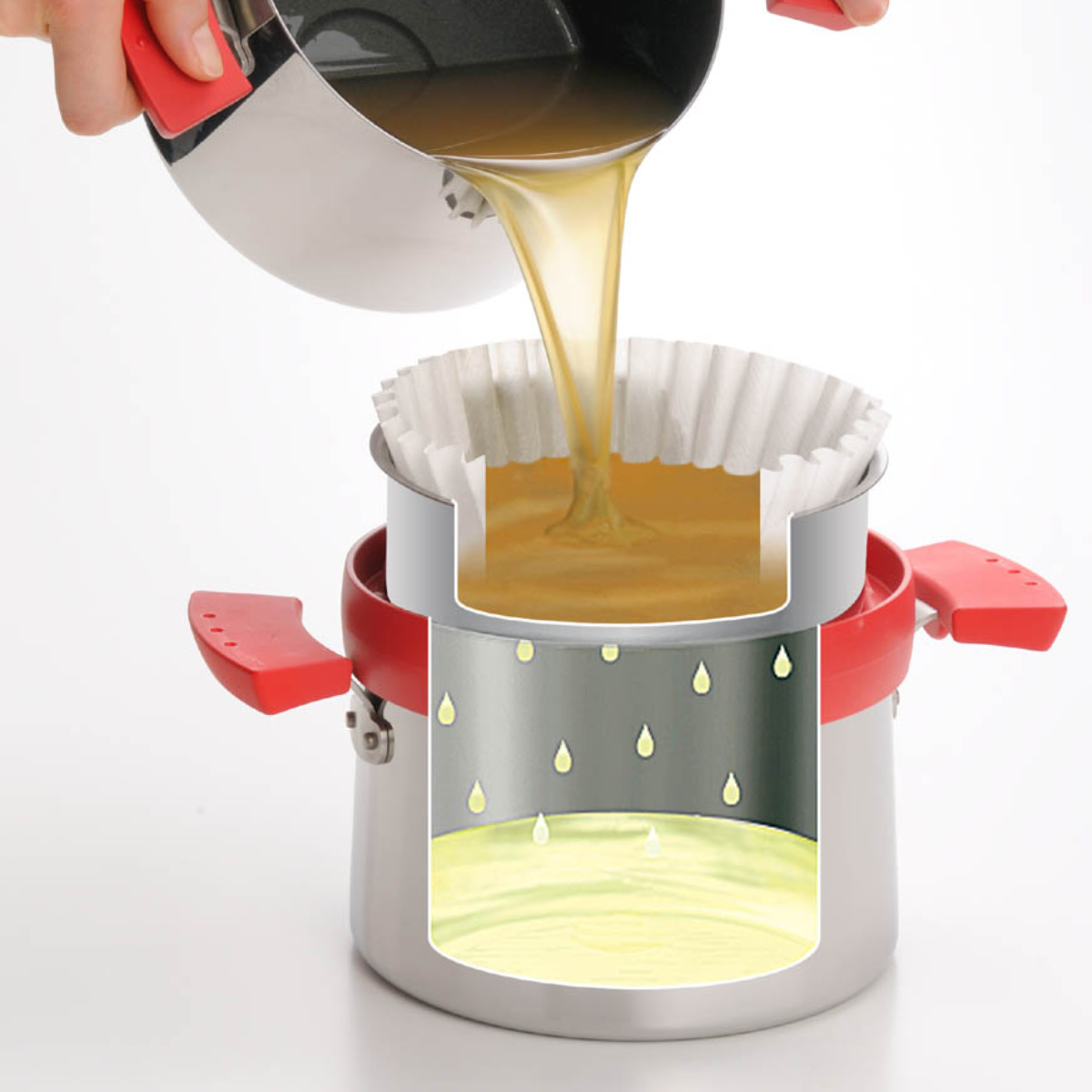 ★未使用品 IH対応 UCHICOOK ステンレス製 日本製 クイックフライヤー オークス（AUX） 両手天ぷら鍋 IH対応 UCHICOOK ステンレス製 日本製