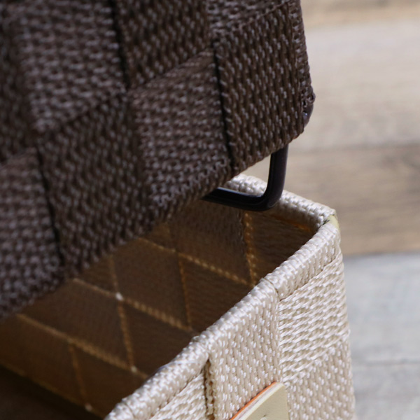 ちどり産業 収納ボックス 1／3サイズ テープバスケット 幅38×奥行26×高