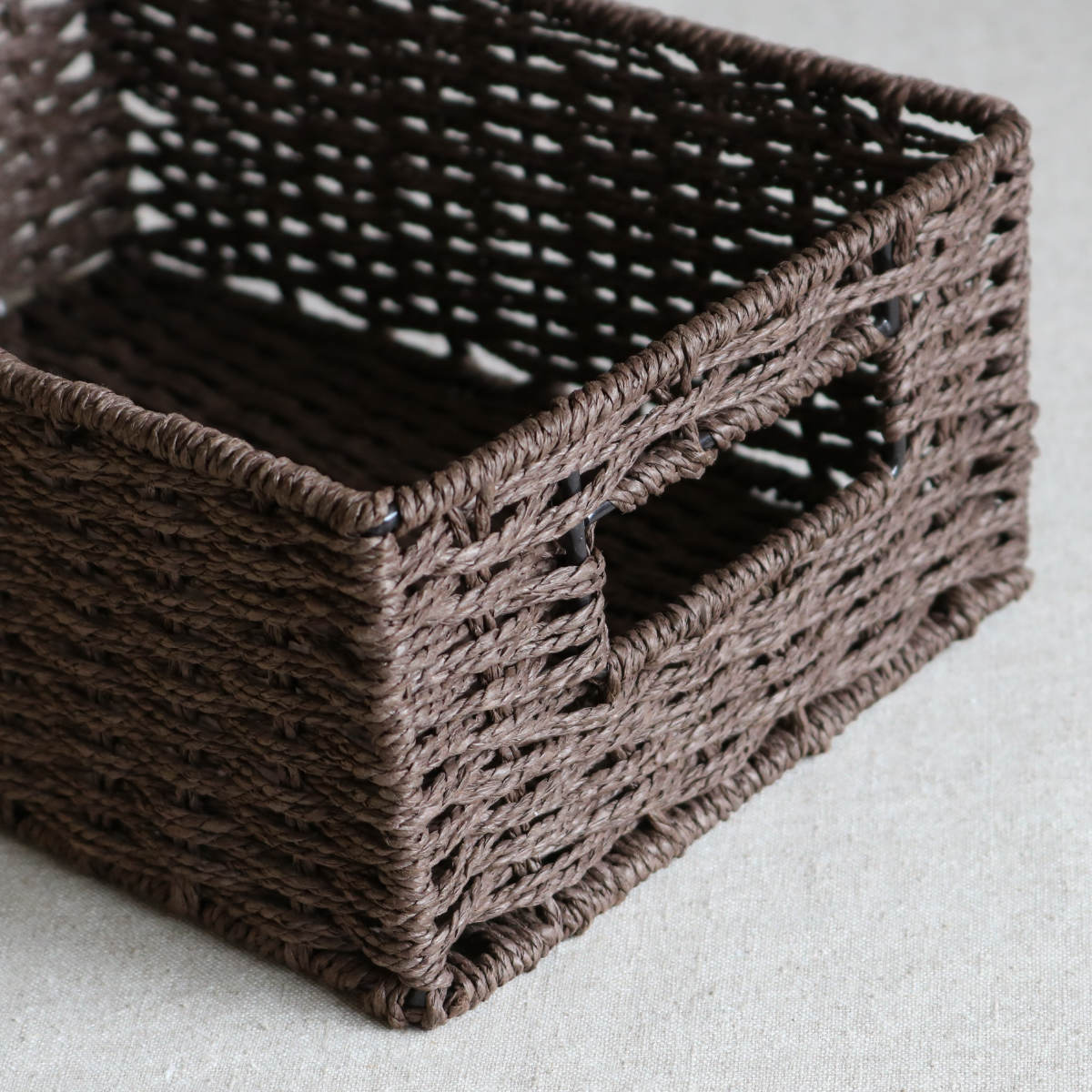 ちどり産業 収納ボックス 紙製 1／4サイズ 幅18×奥行26×高さ10cm