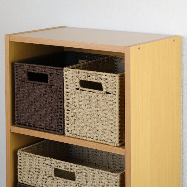 ちどり産業 収納ボックス 縦型 紙製 1／2サイズ 幅18×奥行26×高さ20cm