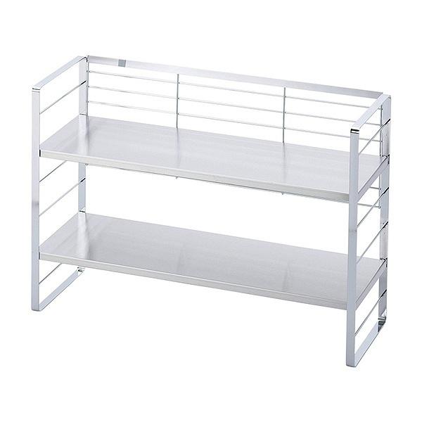 下村企販 キッチンラック ステンレス棚の出窓シェルフ 幅58cm 日本製