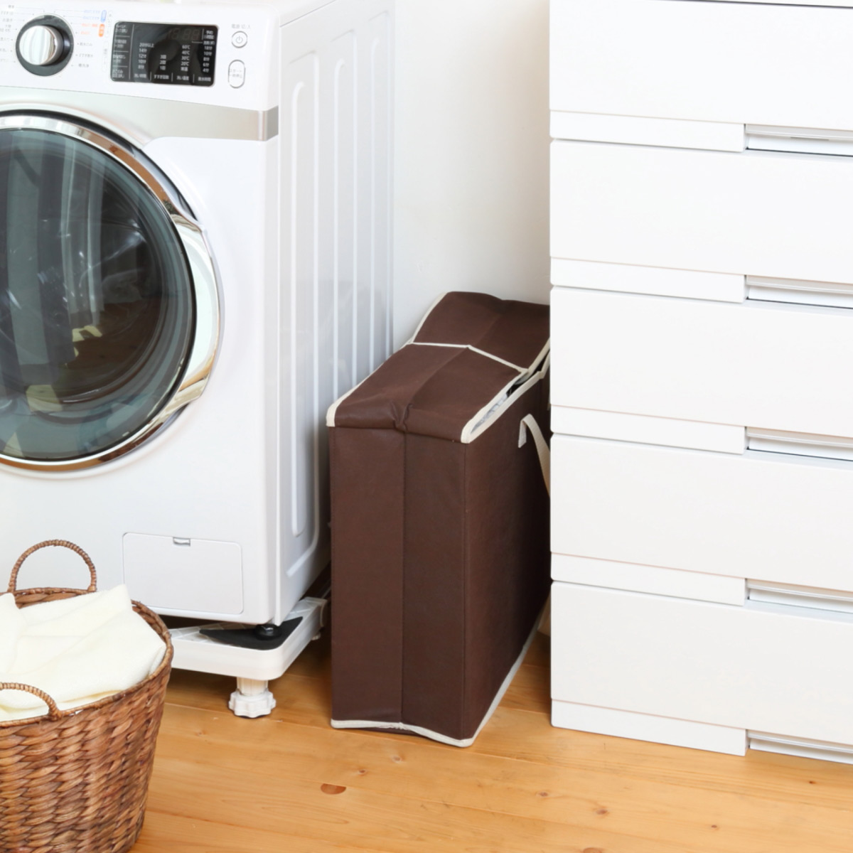 アイメディア 洗濯用具収納 ハンガー収納ボックス （ ハンガー入れ