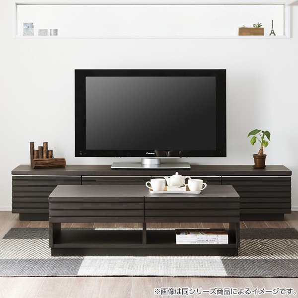 MKマエダ ジーガ【GIGA】150cm テレビボード　ナチュラルルーバータモ MKマエダ家具 テレビ台 ローボード 天然木 ルーバーデザイン JIG-NUOVO