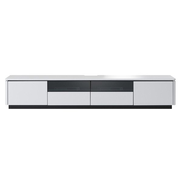 MKマエダ家具 テレビ台 ローボード 光沢仕上げ RADUNI-NUOVO ホワイト