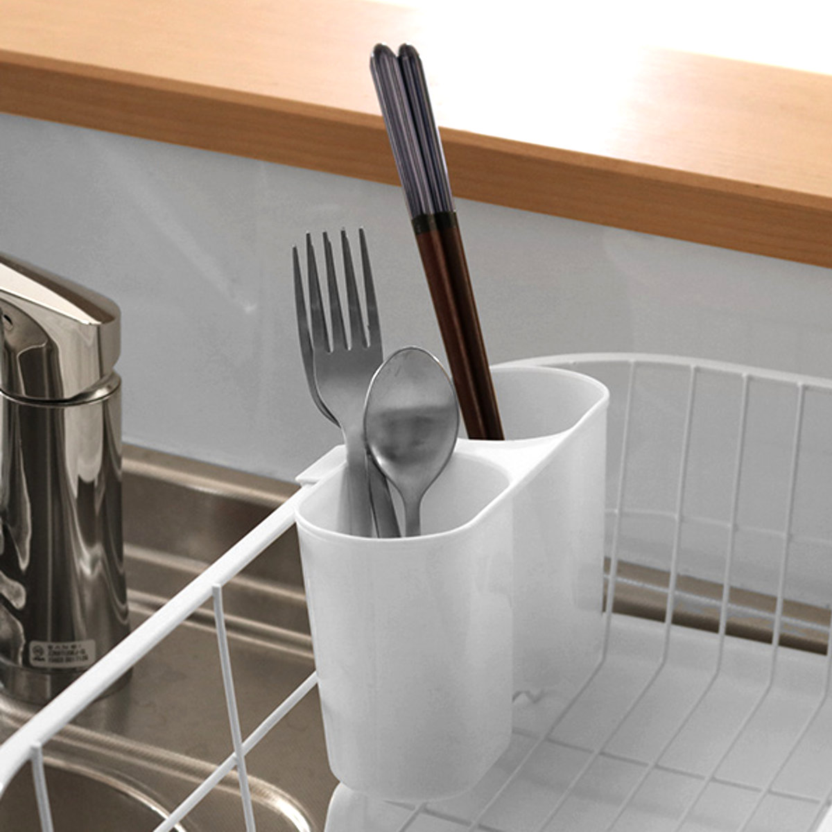 水切りラック 水切りかご 大 流れるトレー ホ...の詳細画像4