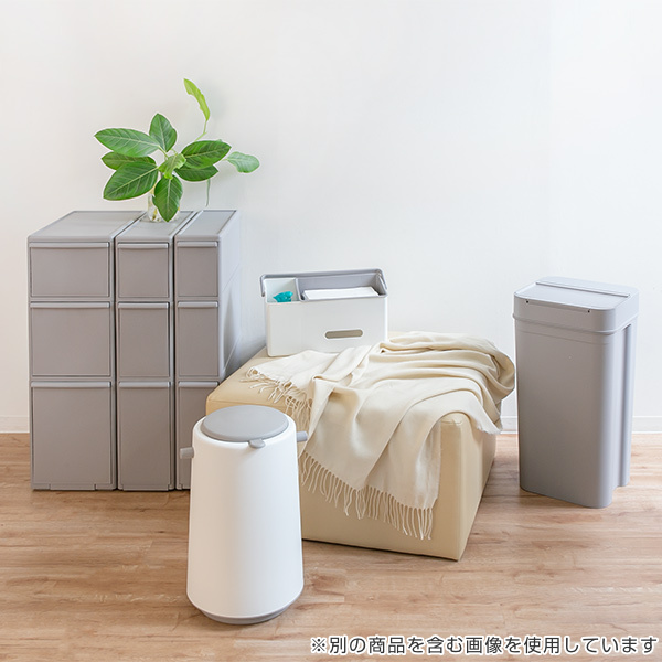 ゴミ箱 密閉 20L 防臭 おむつ ふた付き 臭わない 消臭 パッキン ダイパーポット like-it 日本製 （ ごみ箱 プッシュ おむつペール オムツ 生ゴミ ペット 介護 ）_17