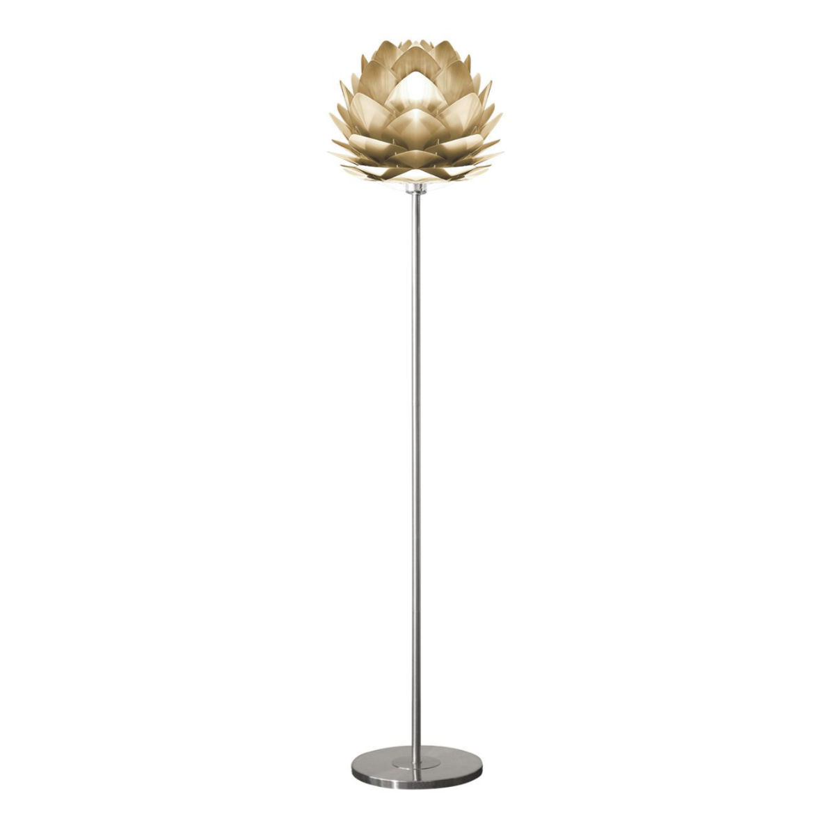 フロアライト UMAGE Silvia mini Brushed Brass （ 照明 ライト LED