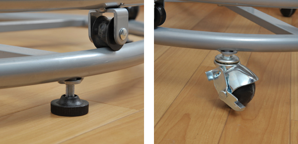 回転ハンガーラック 幅115cm 2段 スチール製 カバー付き （ スチール