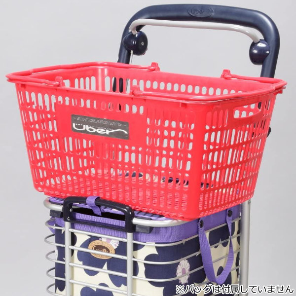 ショッピングカート ワイヤーカート アルミ製 ブレーキ付き 高さ調節