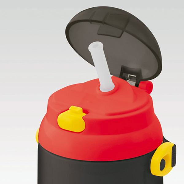 スケーター 水筒 カーズ 保冷シリコンストローボトル ストロー付 400ml