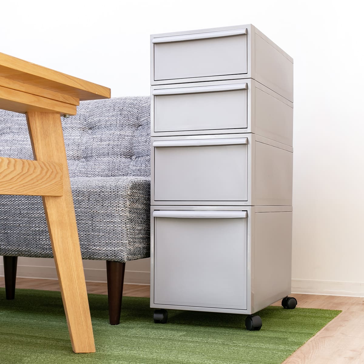 Like-it（ライクイット） 特典付き 収納ケース 同色4個セット 引き出し