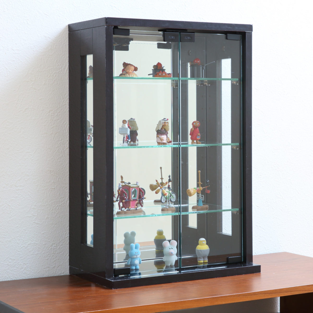 クロシオ 卓上コレクションケース 幅40cm 縦型 ガラス （ コレクション