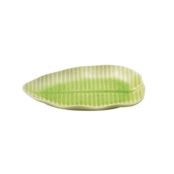 プレート S 16cm バナナリーフ 食器 陶器 （ 皿 中皿 電子レンジ対応