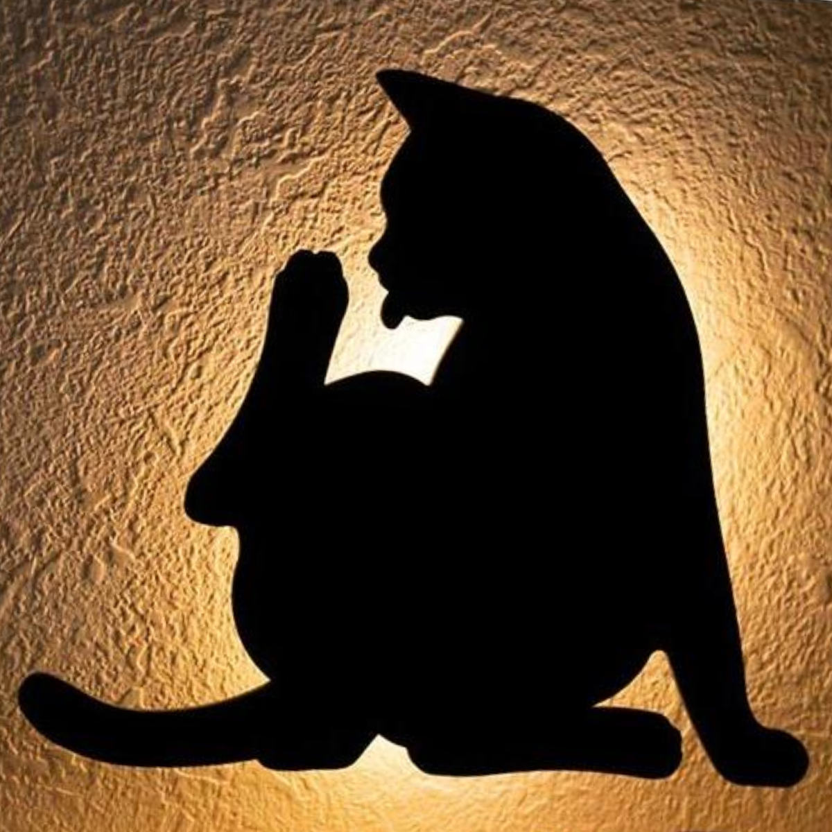 LED���C�g Thats Light�I CAT WALL LIGHT ���Â��낢 �i ������ LED �L �t�b�g ���C�g �E�H�[�����C�g �j