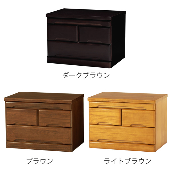 HAGiHARA（萩原） 仏壇チェスト 2段 桐製 スライドテーブル付 幅60cm
