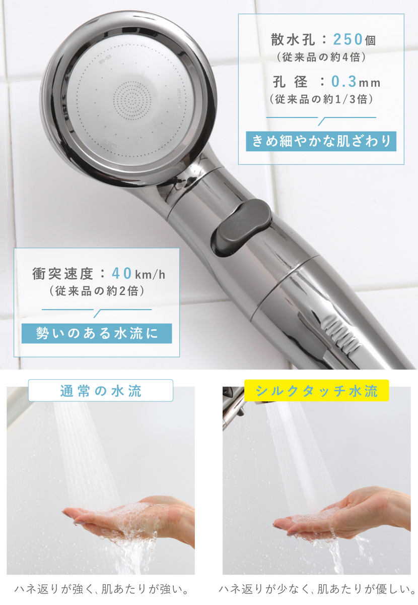 アラミック シルキーナノバブルシャワープレミアムの商品一覧 通販