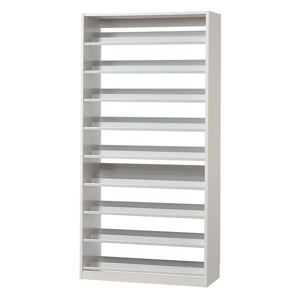 CDラック 幅89cm 9段 2列収納 奥深タイプ （ ラック 棚 収納