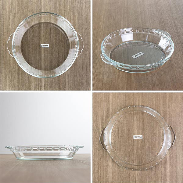 PYREX（パイレックス） グラタン皿 大皿 23cm 丸 耐熱ガラス オーブン