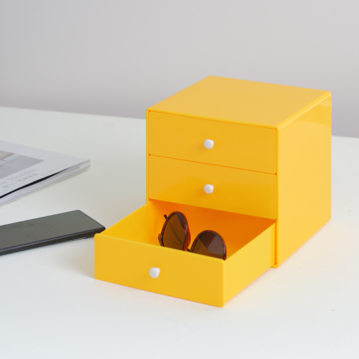 タイガークラウン 小物収納 幅16.5×奥行16.5×高さ16.5cm ホーム