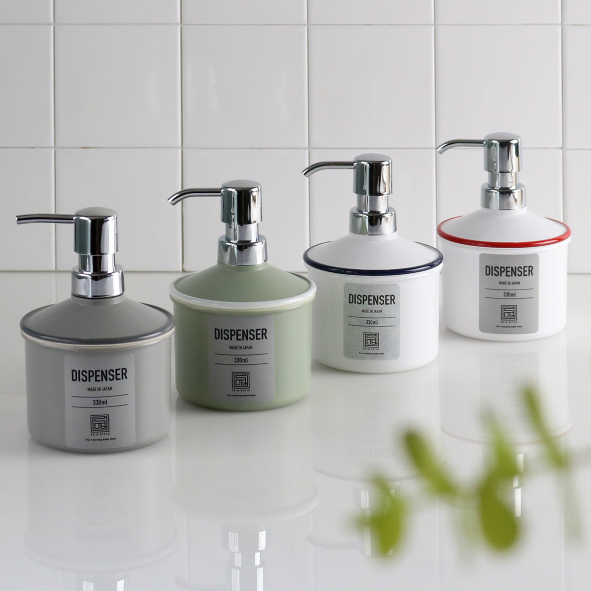 ディスペンサー 330ml URBAN MODERN 泡タイプ 詰め替え容器