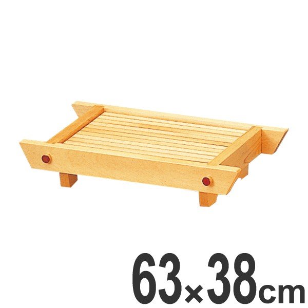 盛器 木製 2尺1寸 井桁 盛込器 白木 目皿付き 皿 食器 刺身 お造り 盛り皿 （ お皿 大漁盛り 盛皿 器 うつわ 和食器 舟盛り 盛る 魚 ）