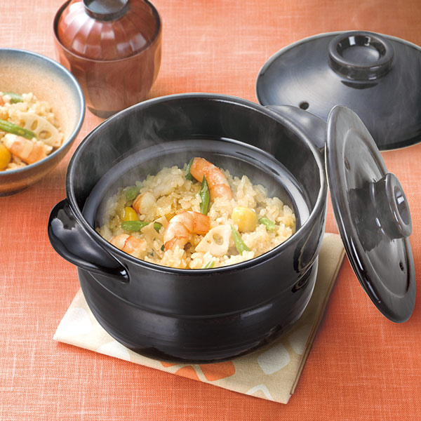 イシガキ 土鍋 炊飯 1合 炊飯土鍋 電子レンジ ガス火対応 極み炊飯土鍋
