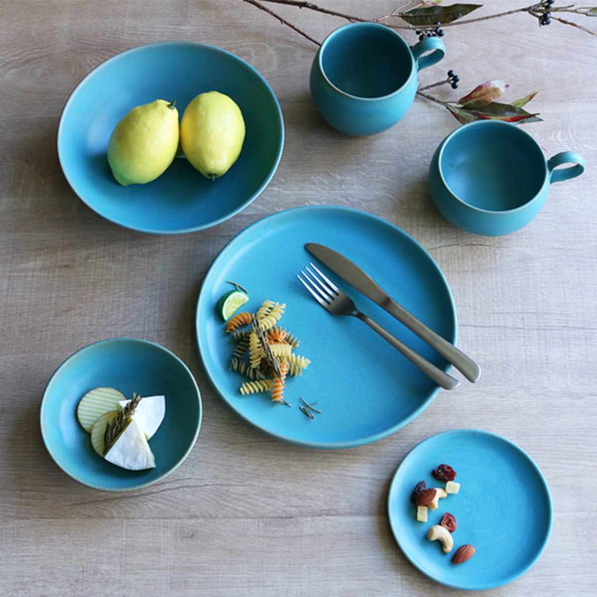 ボウル 14cm Blueシリーズ 陶器 食器 笠間焼 日本製 （ 皿 小鉢 小皿