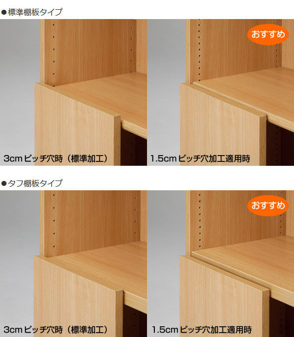 専用扉 オーダー本棚用 ラインハンドル扉 上下2段 高さ149.9cm用 幅45〜59cm 両開き （ オーダーメイド セミオーダー 扉 ）の画像