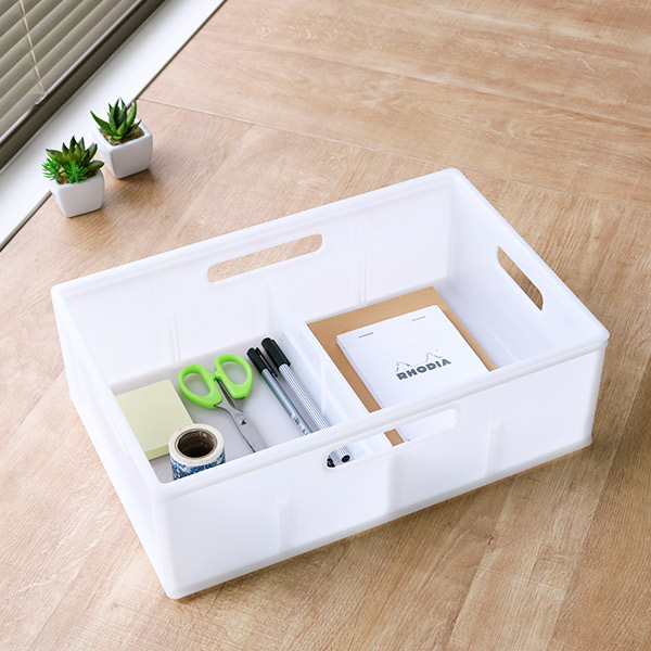 収納 収納ボックス キューBOX ワイド浅型 収納ケース 幅39×奥行26×高さ