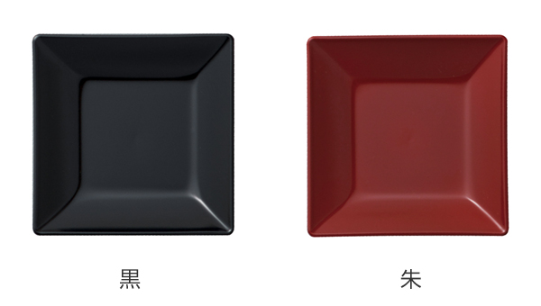 確認♡四角皿(中)♡スプーン♡オーダー受け付け 宮本産業 角皿 10cm クリーンコート加工 食器 山中塗 日本製 （ 食洗機