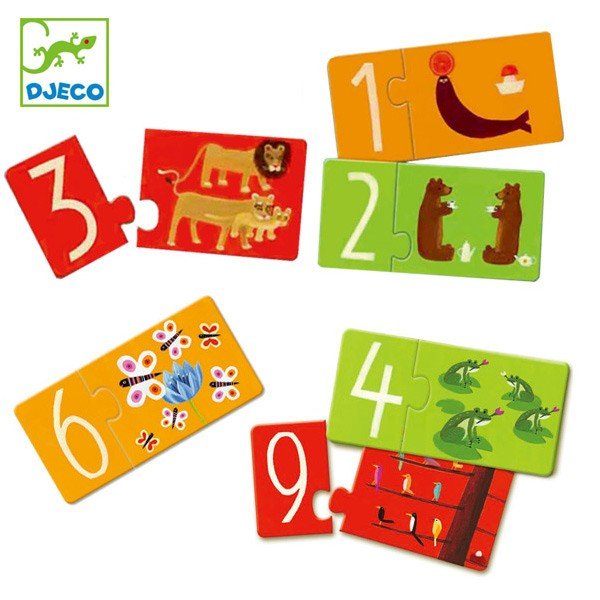 パズル 動物 数字 2ピース 幼児 知育玩具 おもちゃ ジェコ ナンバーズ 3歳 子ども オモチャ ジェコ Djeco お弁当グッズのカラフルボックス 通販 Yahoo ショッピング