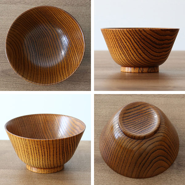 飯椀 子ども用 10cm 木製 漆 茶碗 （ ちゃわん お茶碗 ご飯茶碗 おちゃ